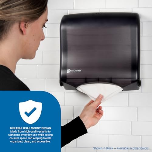 SANT1755TBK - Ultrafold Fusion C-fold amp; Multifold Towel Dispenser, 11 1/2x5 1/2x11 1/2, Black