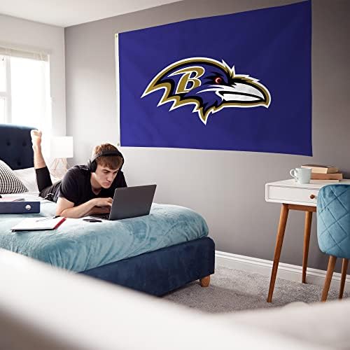 NFL Rico Industries Standard 3' x 5' Banner Flag Single Sided - Indoor or Outdoor - Home Décor