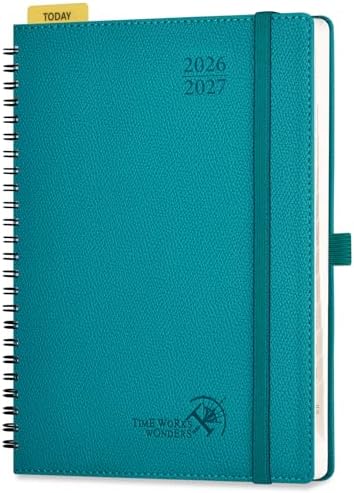 POPRUN Weekly Planner 2026-2027, 6.75" x 8.75" Academic Year Calendar Book