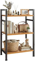 3 Tier Bookshelf, Free Standing Bookcase with Open Storage Shelves
