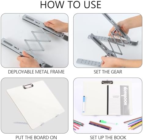 Slant Board for Writing 16x12in Adjustable Slanted Dry Erase Writing Board