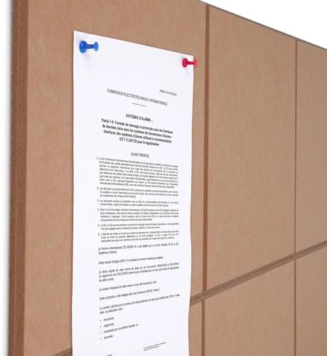 48" x 36" Large Felt Bulletin Board & Cork Board Alternative, Mauvey Pink