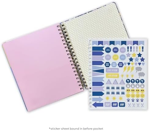 High Note 2027 Planner, 17-Month Weekly & Monthly Hardcover Planner: August 2026 to December 2027, 9" x 10", Garden Bee with Notes, Lists & Reference Pages + Sticker Sheet