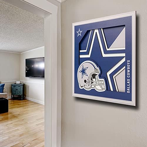 YouTheFan NFL Dallas Cowboys 3D Logo Series Wall Art