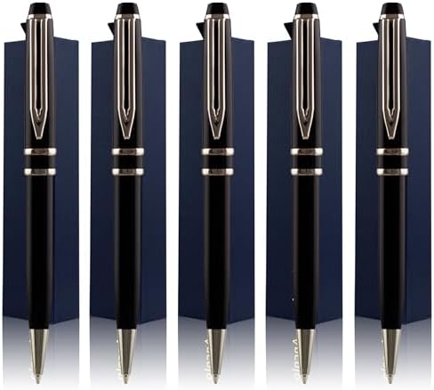 Ancolo Personalized Ballpoint Pens - with Your Message Name on the Pens