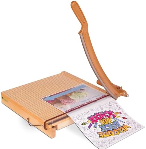 Swingline Paper Trimmer, Guillotine Paper Cutter, 15" Cut Length, 15 Sheet Capacity, ClassicCut Ingento (1142)