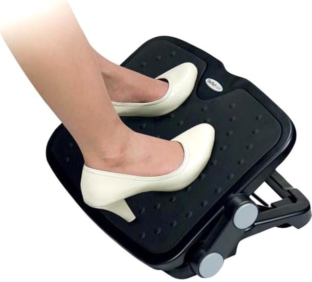StarTech Under Desk Foot Rest, 18in x 14in, TAA, Foot Stool (FTRST1)
