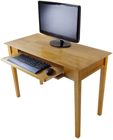 Winsome Wood Studio Home Office, Honey