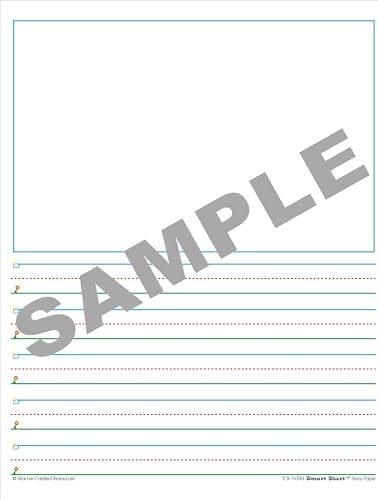 Teacher Created Resources Smart Start 1-2 Story Paper: 360 Sheets (TCR76543)