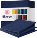 Acoustic Panels 12-Pack Soundproof Wall Panels 12"X12"X0.4" Sound Panels High Density Sound Dampening Panels - [Denim Blue Square]