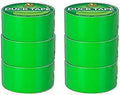 Duck Brand Color Duct Tape, 6-Roll, Neon Lime Green (1265018_C)