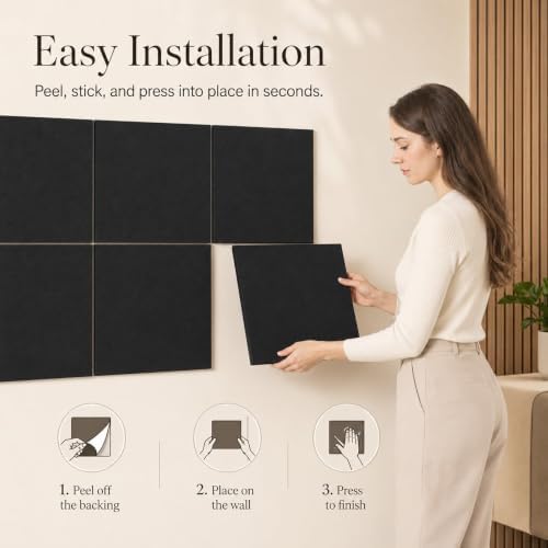 Felt Bulletin Board Tiles, Large Cork Board Alternative,24 x 36 in