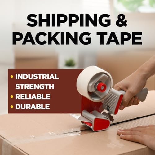 Scotch Commercial Grade Shipping Packaging Tape, 1.88" x 54.6 yd, 3" Core