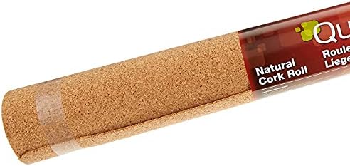 Quartet Cork Rolls, Strips, 24 x 48", Corkboard, Bulletin Board, Natural, Case of 8 (103)