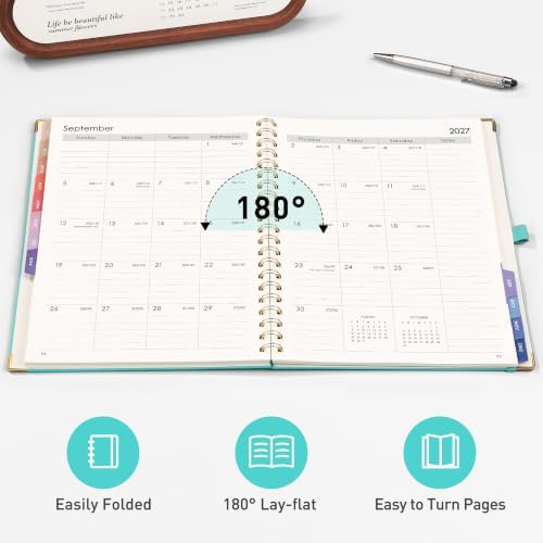 RETTACY 2027 Planner, Weekly and Monthly, Large Size (8.5" x 11")