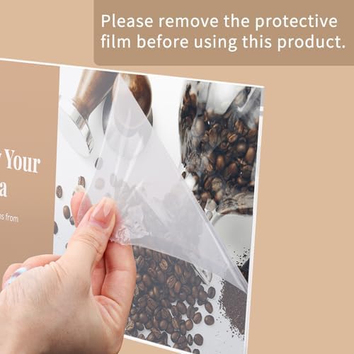 LIANHELILAI 2 Pack 8.5X11 Acrylic Sign Holder Double-side Display Horizontal Tabletop for Coffee Shop/Restaurant Menu Stall/Exhibitions/Hotel/Office Display Show Holder
