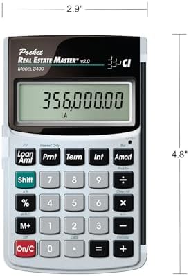 Calculated Industries 3400 Pocket Real Estate Master Financial Calculator