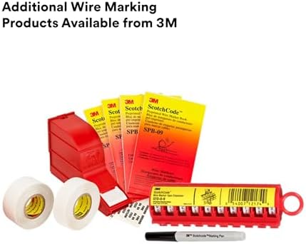 3M ScotchCode Wire Marker Tape Dispenser STD-CX with Tape