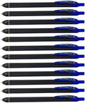 Pentel EnerGel Kuro Liquid Gel Pen, (0.7mm) Medium line, Blue Ink, 12 Pack (BL437R1-C)