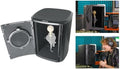 Rockville ISOBOX Recording Microphone Sound Isolation Box with Mic Stand