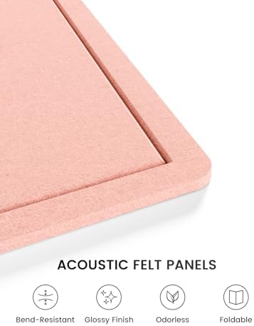 Fluxynara 23.6" x 17.1" Bulletin Board, Pink