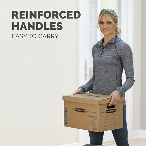 Bankers Box 30-Pack Classic Moving Box Kit, 20 Small/5 Medium/5 Large