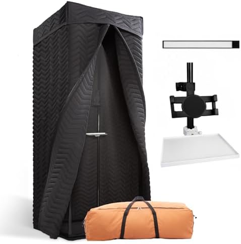 Portable Vocal Booth for Recording, Sound Booth for Home Studio