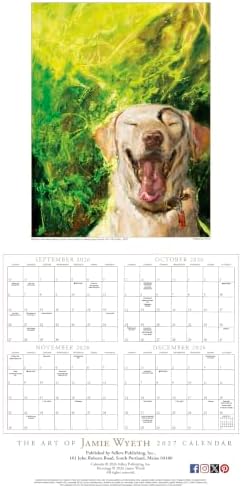 The Art of Jamie Wyeth 2027 Wall Calendar, 16-Month Fine Art & American Realism Painting Calendar, 12" x 12"