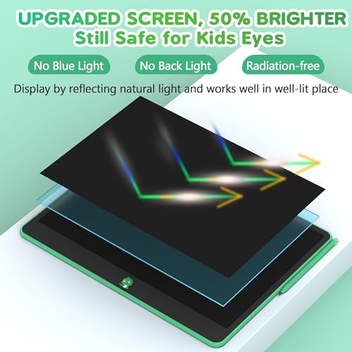 Hockvill LCD Writing Tablet for Kids 16 Inch, Toys for Girls Boys Drawing Pad for 3 4 5 6 7 Year Old Kid, Toddler Doodle Board Christmas Birthday Gift for Children