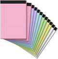 8.5x11 Legal Pads Colored Legal Pads Wide Ruled, 12 Pack Note Pads 8.5 x 11