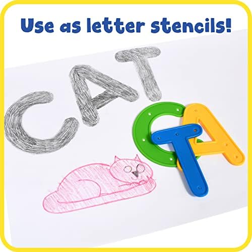 READY 2 LEARN Lacing Alphabet | Uppercase | 26 Letters | 8 Laces | Threading Toy for Kids | Fine Motor Toy | Letter Recognition and Early Spelling