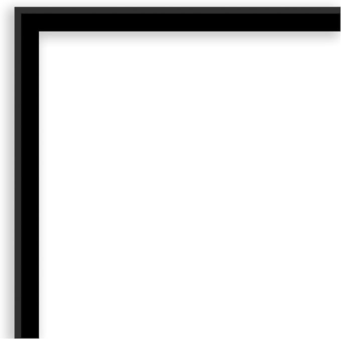 Amanti Art Black Framed Magnetic Board 21x21 Medium Vision Board for use with Magnets, 100% Metal Sheet to Display Items as Office Decor or for Home Organization in mudroom, Kitchen or Kids Room