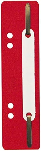 Exacompta Fasteners for Punched Documents - Red, Pack 250