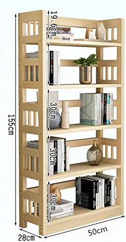 Storage Shelves Indoor 5-Layer Shelf Floor-to-Ceiling File Rack Storage Rack Suitable for Living Room Study Office Storage Display Rack Office Organization,80Cm,50cm