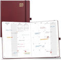 POPRUN Monthly Planner 2026-2027, Large-8" x 10", 18 Month Calendar Book
