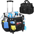 Ytonet XXL Rolling Cleaning Caddy, Large Cleaning Caddy with Wheels
