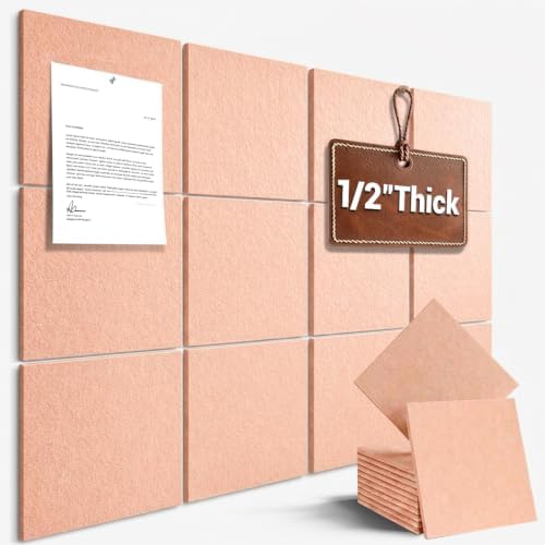 48" x 36" Large Felt Bulletin Board 1/2" Thick, Pink