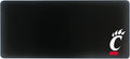 University of Cincinnati Classic Cloth Desk Mat, Durable Office Supplies, Non-Slip Base, Responsive Desk Pad with Smooth Cloth Surface, Black