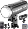 NEEWER 200Ws 2.4G TTL Outdoor Strobe Flash Compatible with Godox, 1/8000s HSS Portable Studio Photography Monolight with Modeling Light/3200mAh Battery/750 Flashes/1.5s Recycle, Q200