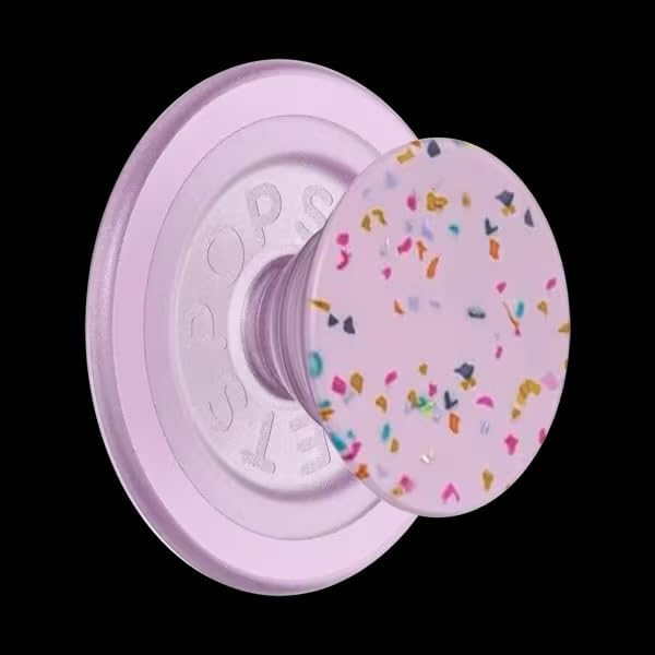 PopSockets Phone Grip for MagSafe, Magnetic Holder- Regrind Sugar Plum | Removable, For Kindle / Android / iPhone, With Magnet, Pink, Electronic Accessories, For iPad/Kindle/iPhone/Android