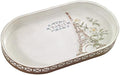 Avanti Linens - Vanity Tray, 100% Hand-Painted Resin Bathroom Accessories, Elegant Home Decor (Paris Botanique)