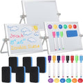 AmazingSpark 3 Pcs Small Dry Erase White Board with Stand 6 x 8'', White