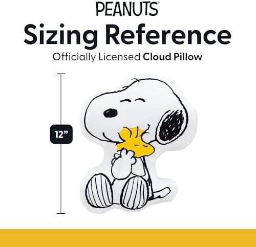Northwest Peanuts Best Friends Cloud Pillow 12 inches