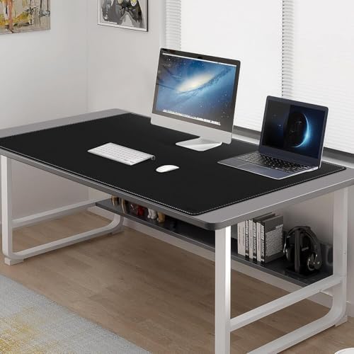 Mydours 55"x28" Extra Large Desk Mat - Full Desk Blotter Pad, (Black)