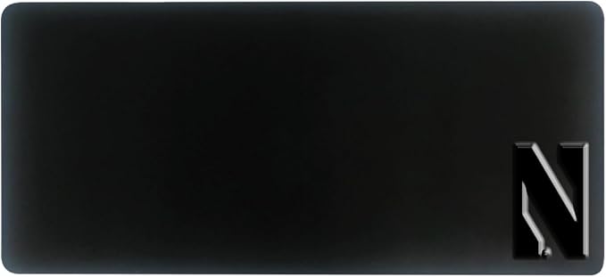 Northwestern University Alumni Desk Mat, Durable Office Supplies, Non-Slip Base, Responsive Desk Pad with Smooth Surface, Black