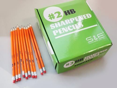 S & E TEACHER'S EDITION #2 Pencils, 200 Pack