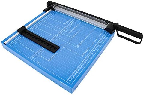 HFS(R) 12” A4 Paper Cutter Multi-Purpose Trimmer for Copper Sheet, Leather, Plastic Sheet, Iron Sheet, Non-Woven Fabric 12 Sheets 80-gram Paper Vinyl Cutter