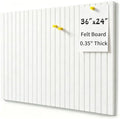 Felt Bulletin Board for Wall, White – 6 Pack Cork Board Alternative