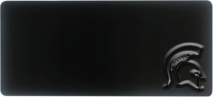 Michigan State University Alumni Desk Mat, Durable Office Supplies, Non-Slip Base, Responsive Desk Pad with Smooth Surface, Black