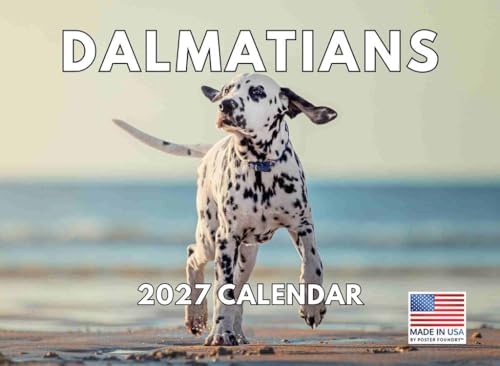 Dalmatian Calendar 2027 Monthly Wall Calender 12 Month